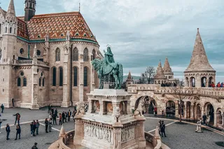 The fishermen's base in Budapest, Hungary.