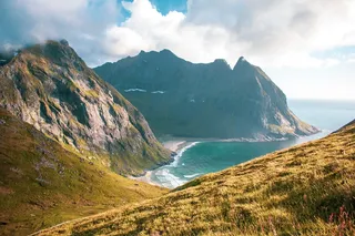 View of the Lofoten in Norway.