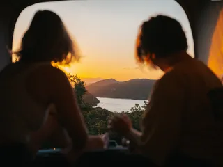 Sunset from the camper