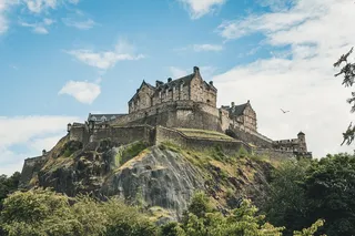 Eine Aufnahme des Edinburgh Castle.
