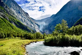 The Briksdalbreen in Norway.