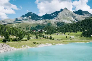 Mountain lake in Austria